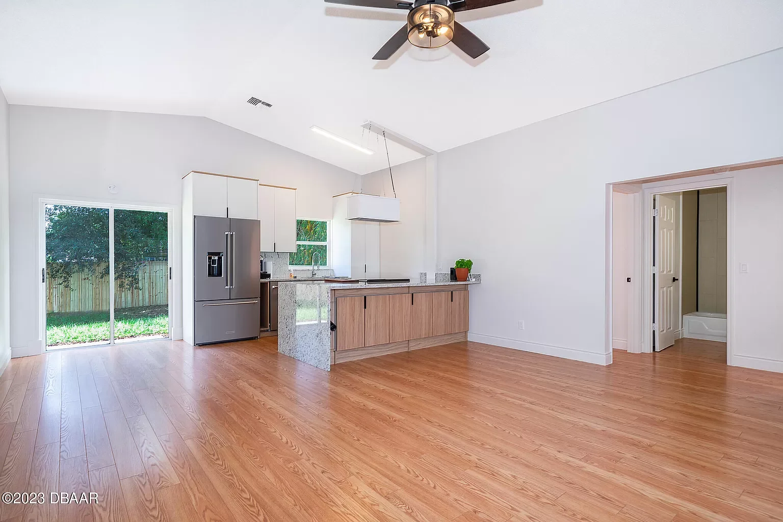 Refined kitchen with custom cabinetry