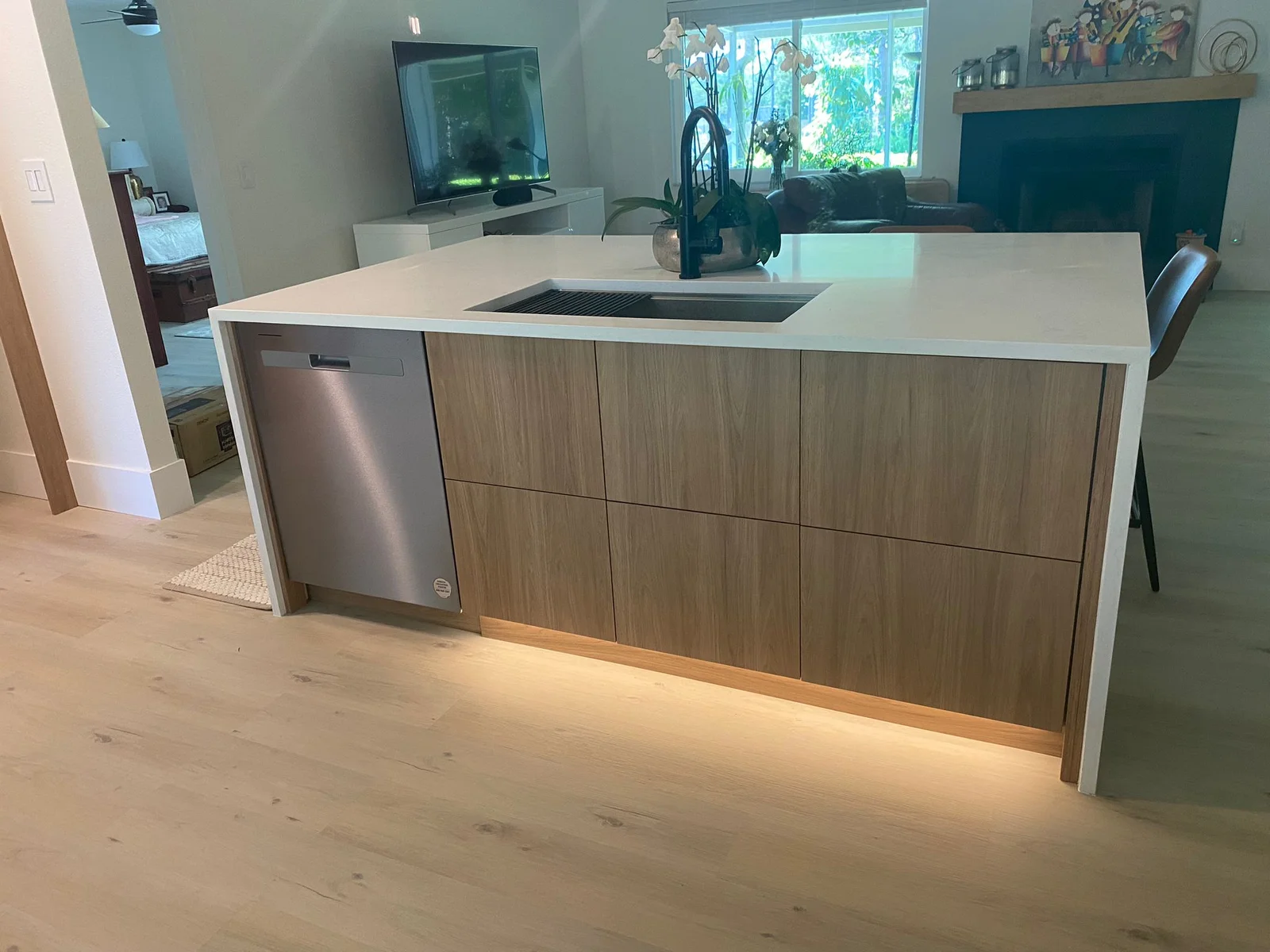 Refined interior with neutral finishes