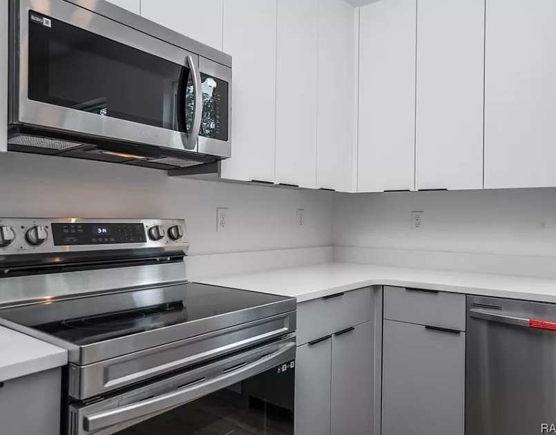 Refined kitchen with custom cabinetry