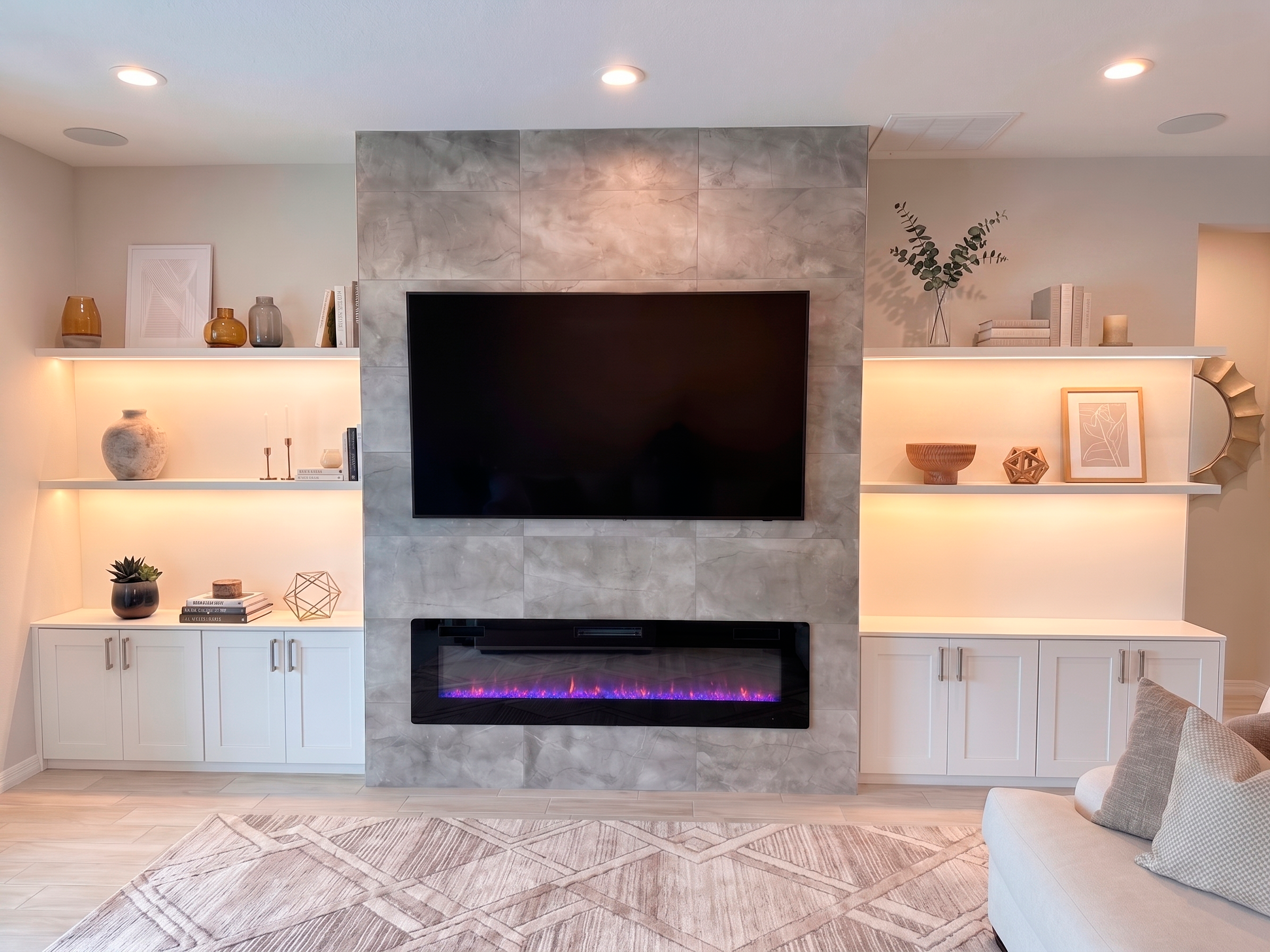 Refined interior with neutral finishes
