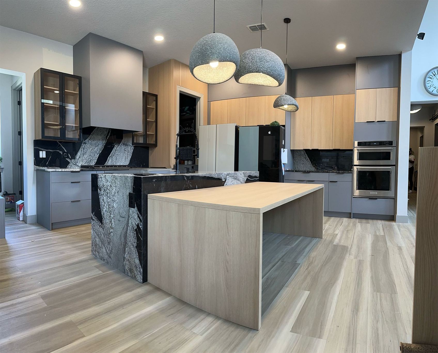 Refined kitchen with custom cabinetry