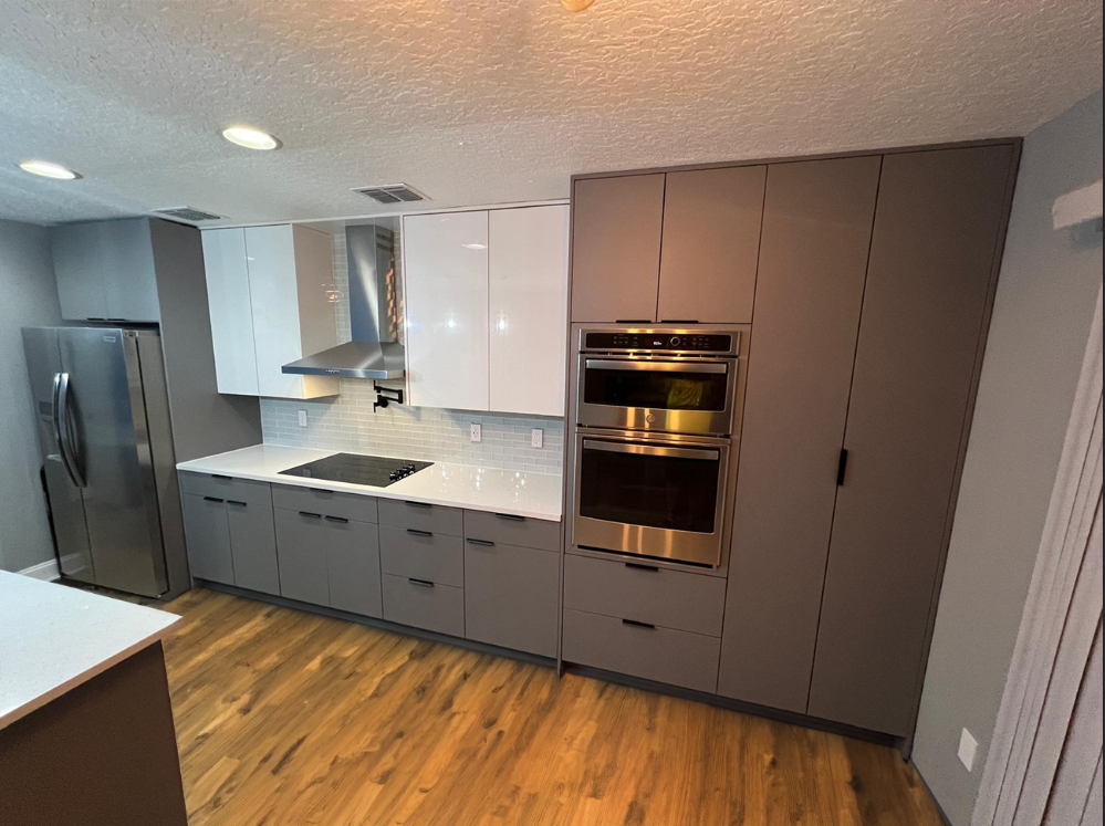 Refined kitchen with custom cabinetry