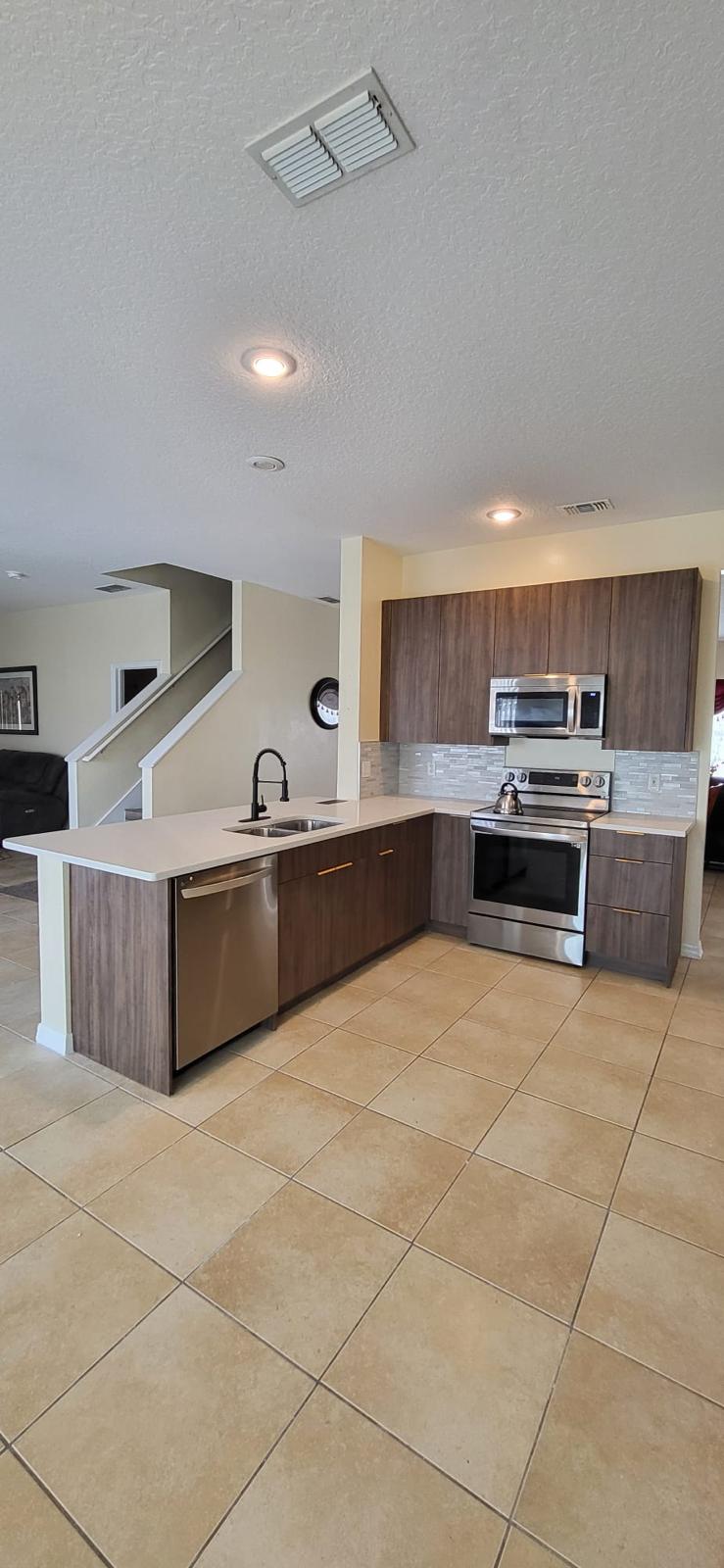 Refined interior with neutral finishes