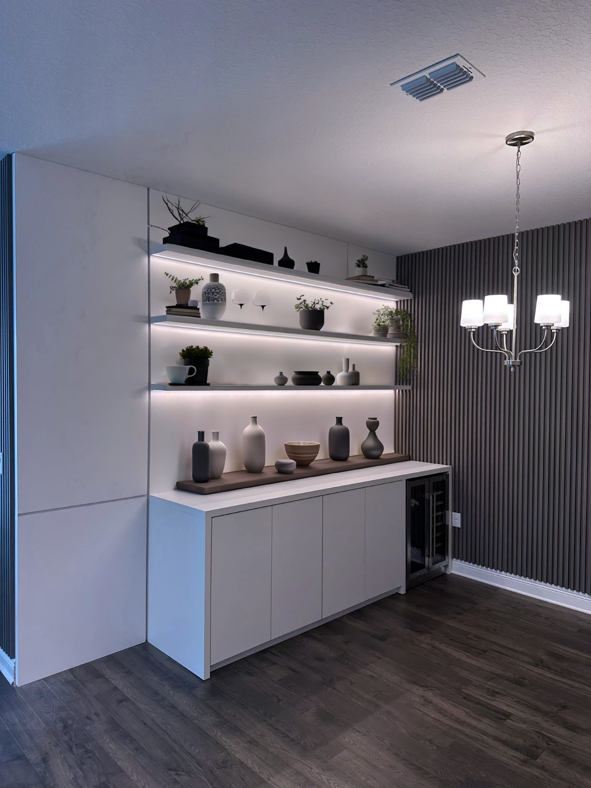 Refined interior with neutral finishes