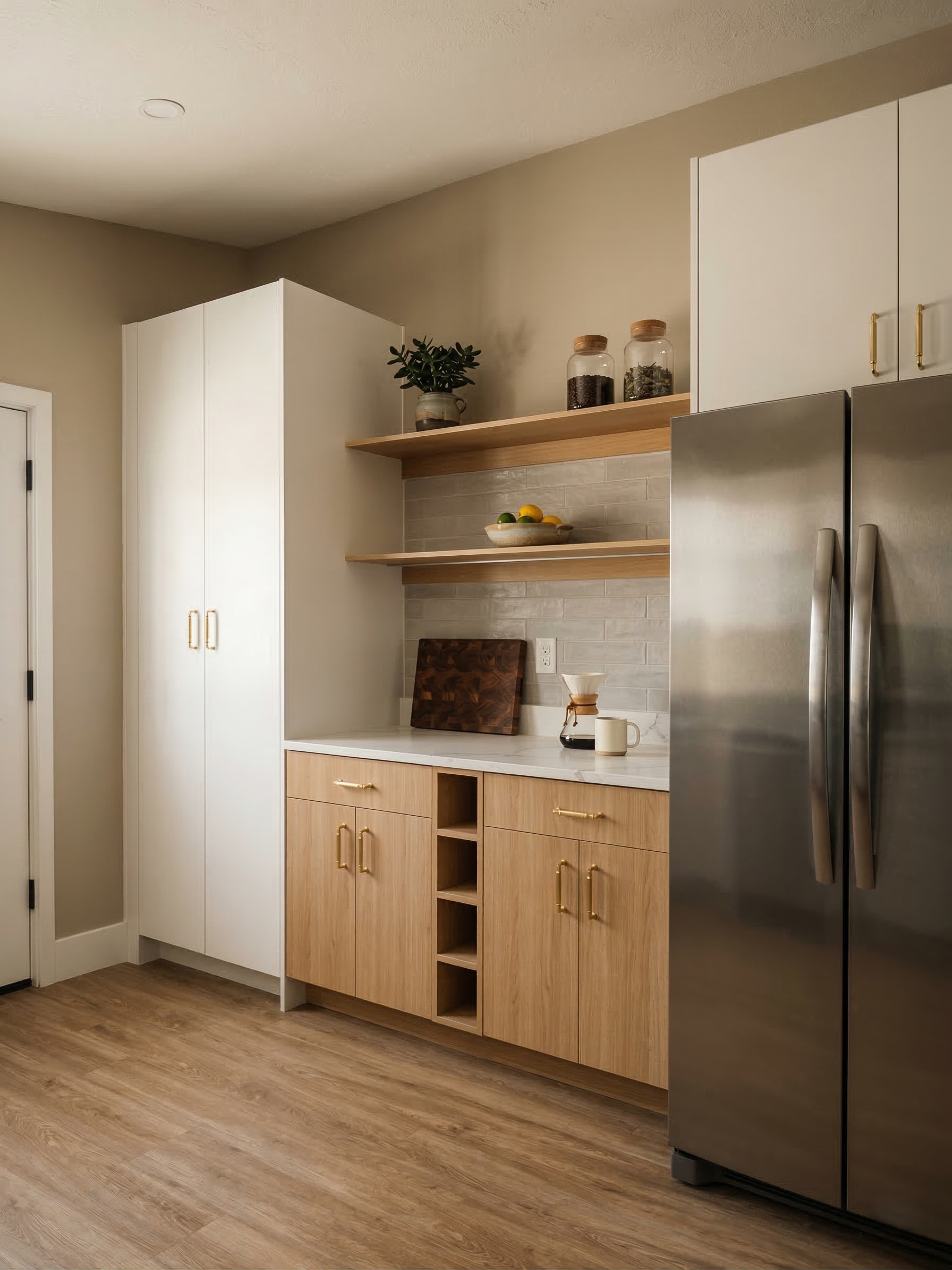 Refined interior with neutral finishes