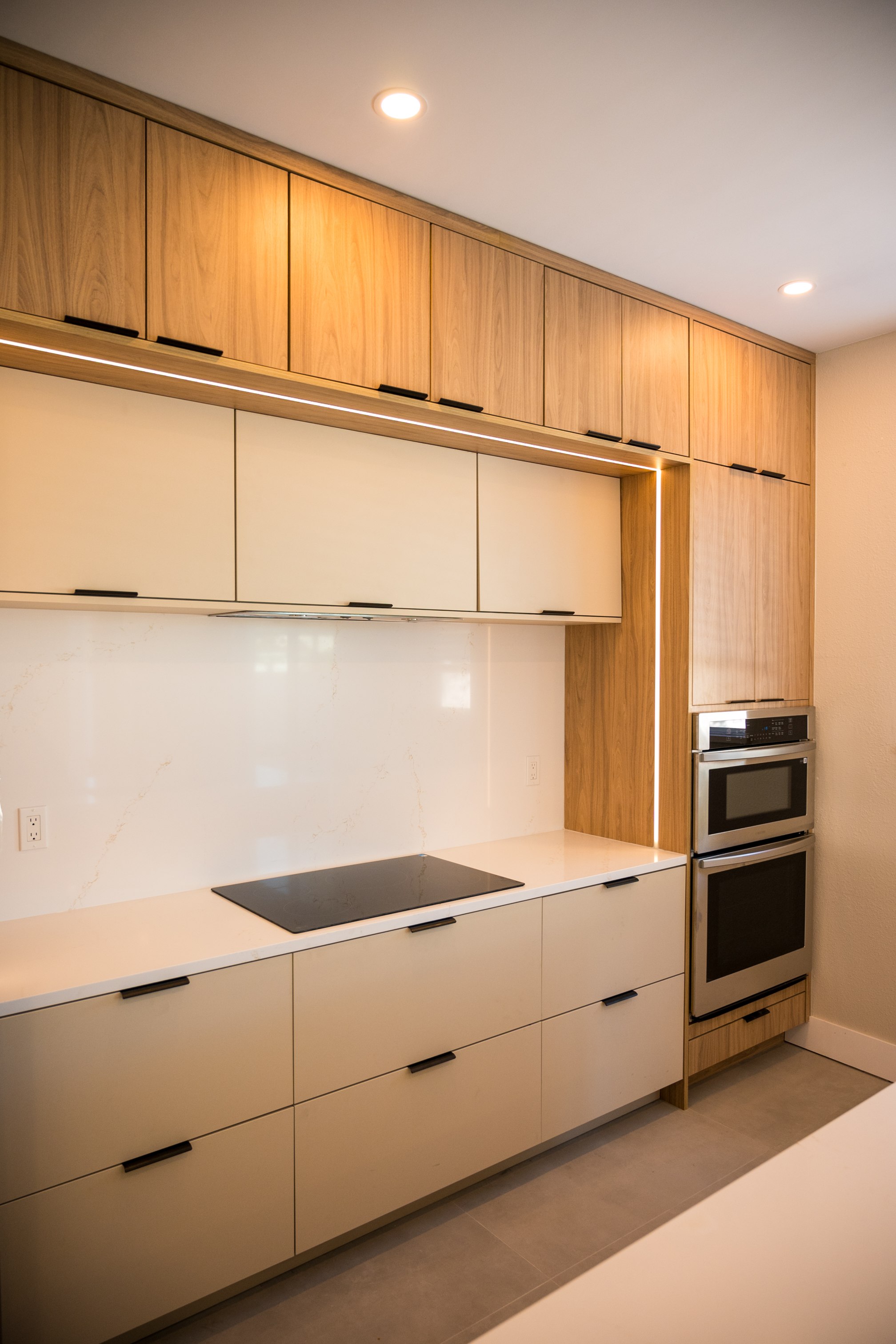 Refined kitchen with custom cabinetry
