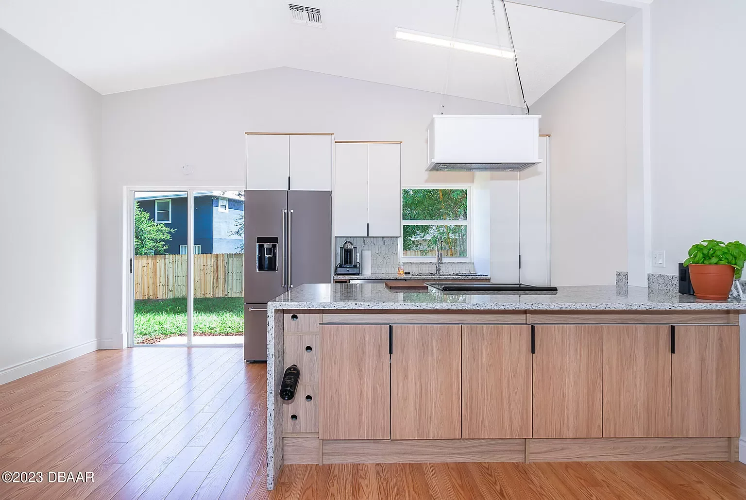 Refined kitchen with custom cabinetry