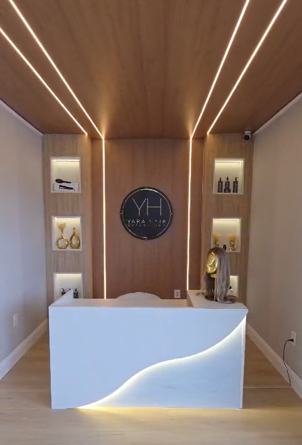 Polished entryway with custom millwork