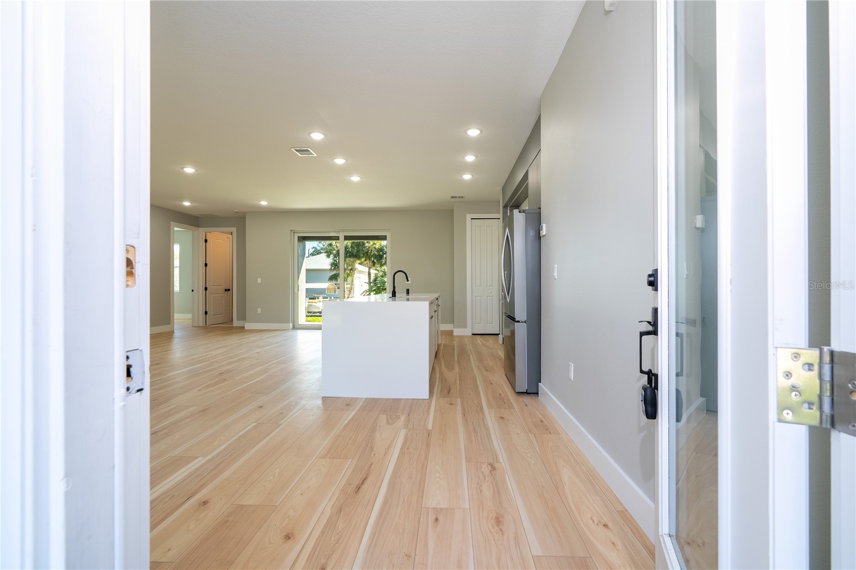 Refined kitchen with custom cabinetry